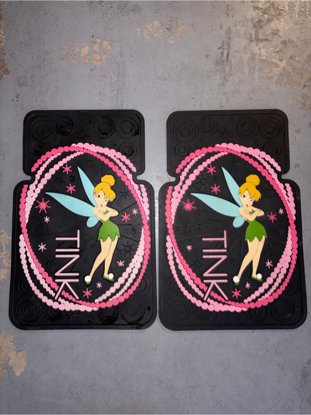Vintage Tinker belle car floor mats